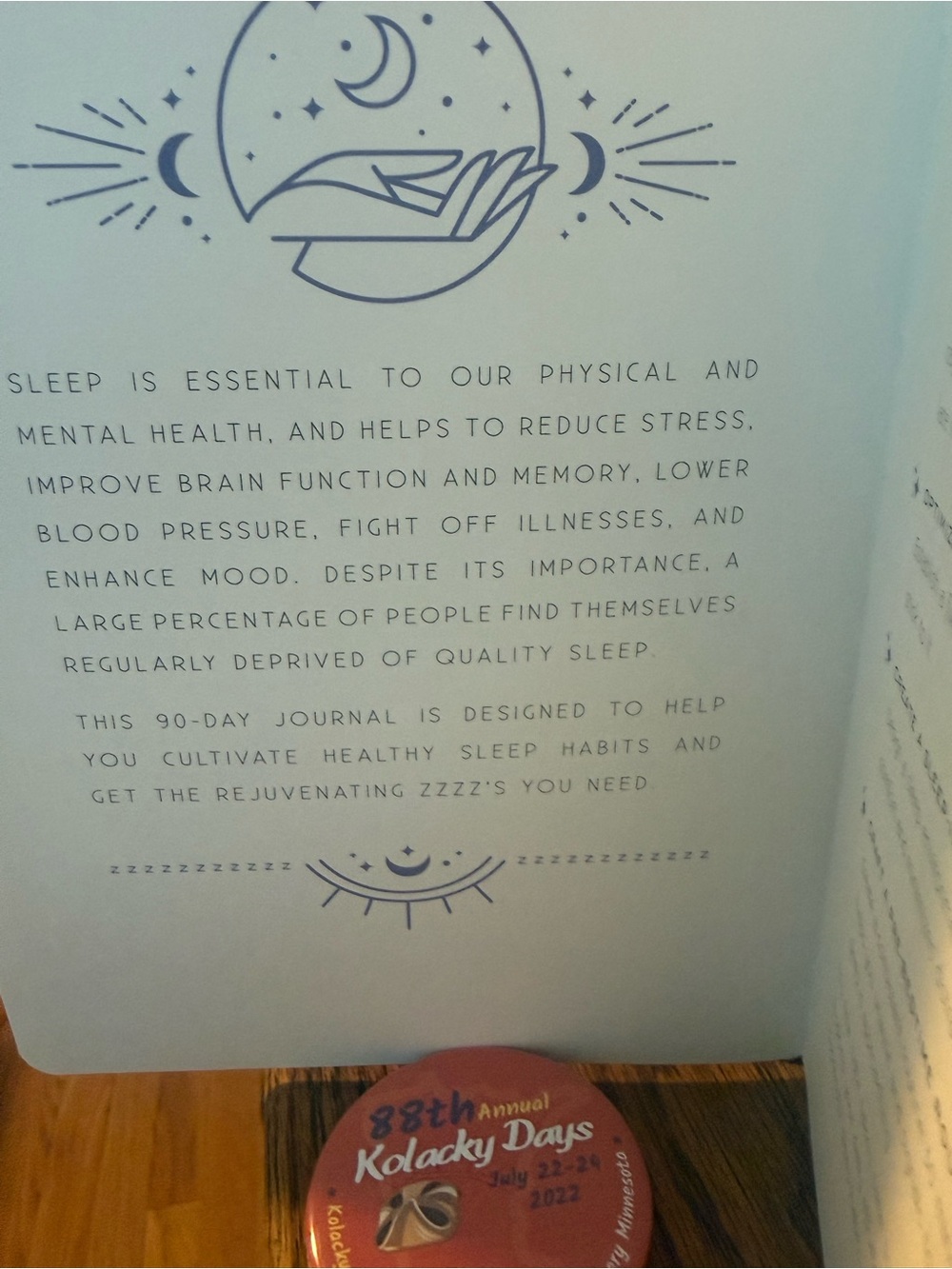 Sleep Rituals Night Journal – Lavender Sleep Notebook - Picture 5 of 12